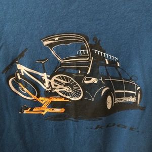 Unisex Kuat bike hitch brand Tshirt.  Size M.